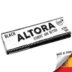 Foite Rulat Tutun Altora Black Ultra Thin (14 gsm)
